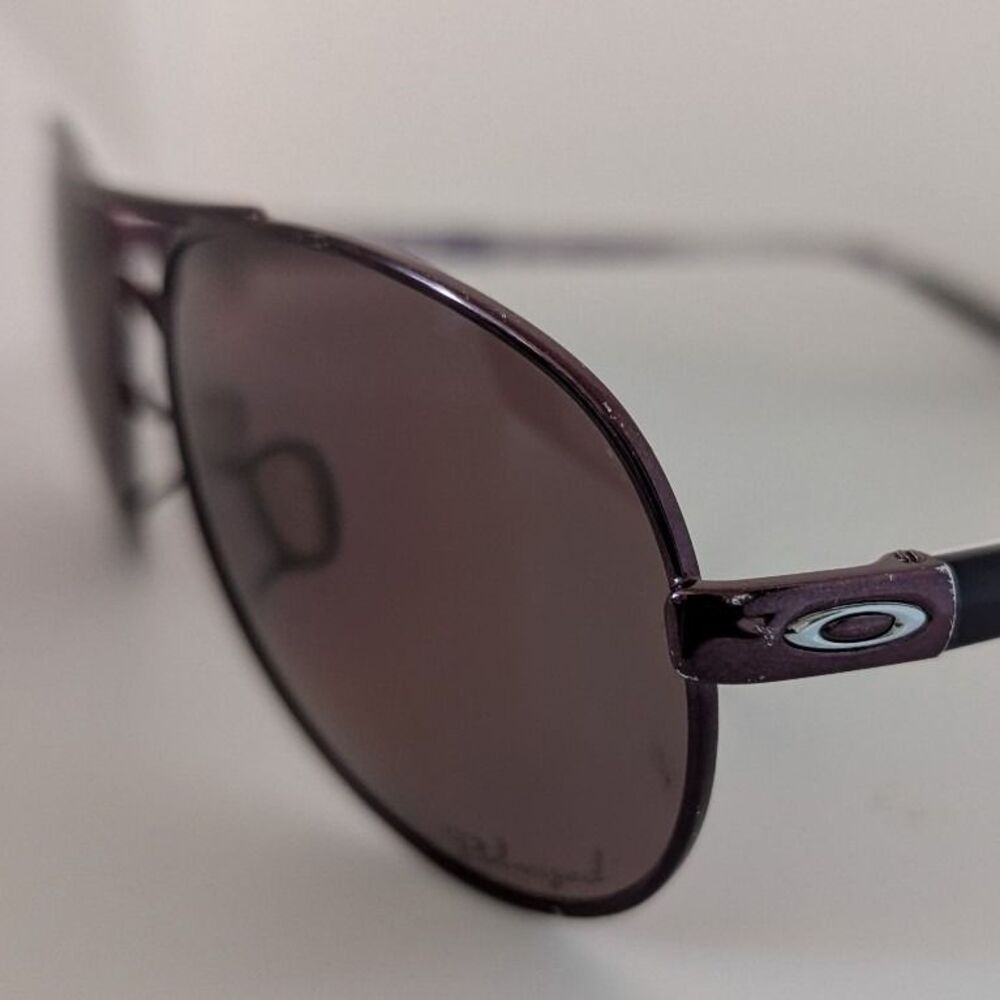 Oakley Feedback OO4079-10 Womens Sunglasses Blackberry Grey Polarized 59mm